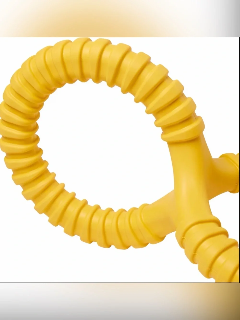 Yellow Infinity Tug & Chew Dog Toy for Medium & Large Breeds